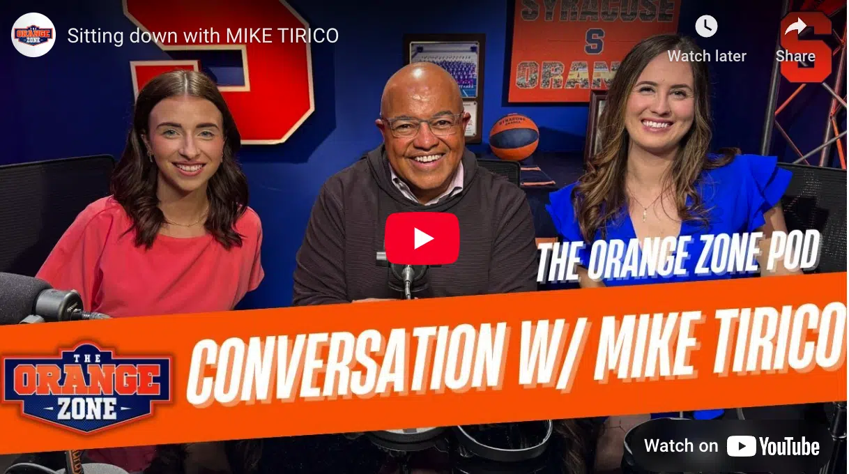 ORANGE ZONE: Mike Tirico visits CNY studio, reflects on career (podcast)
